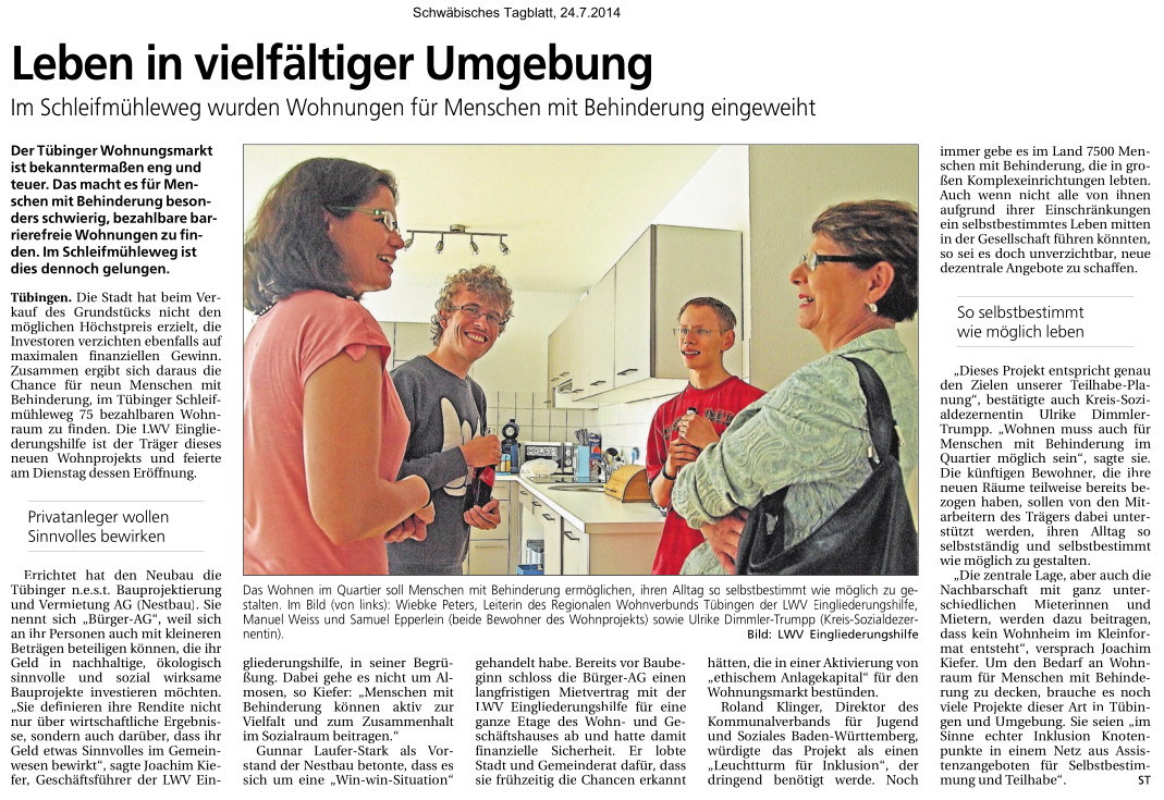 20140724-Tagblatt-Leben-in-vielfaeltiger-Umgebung