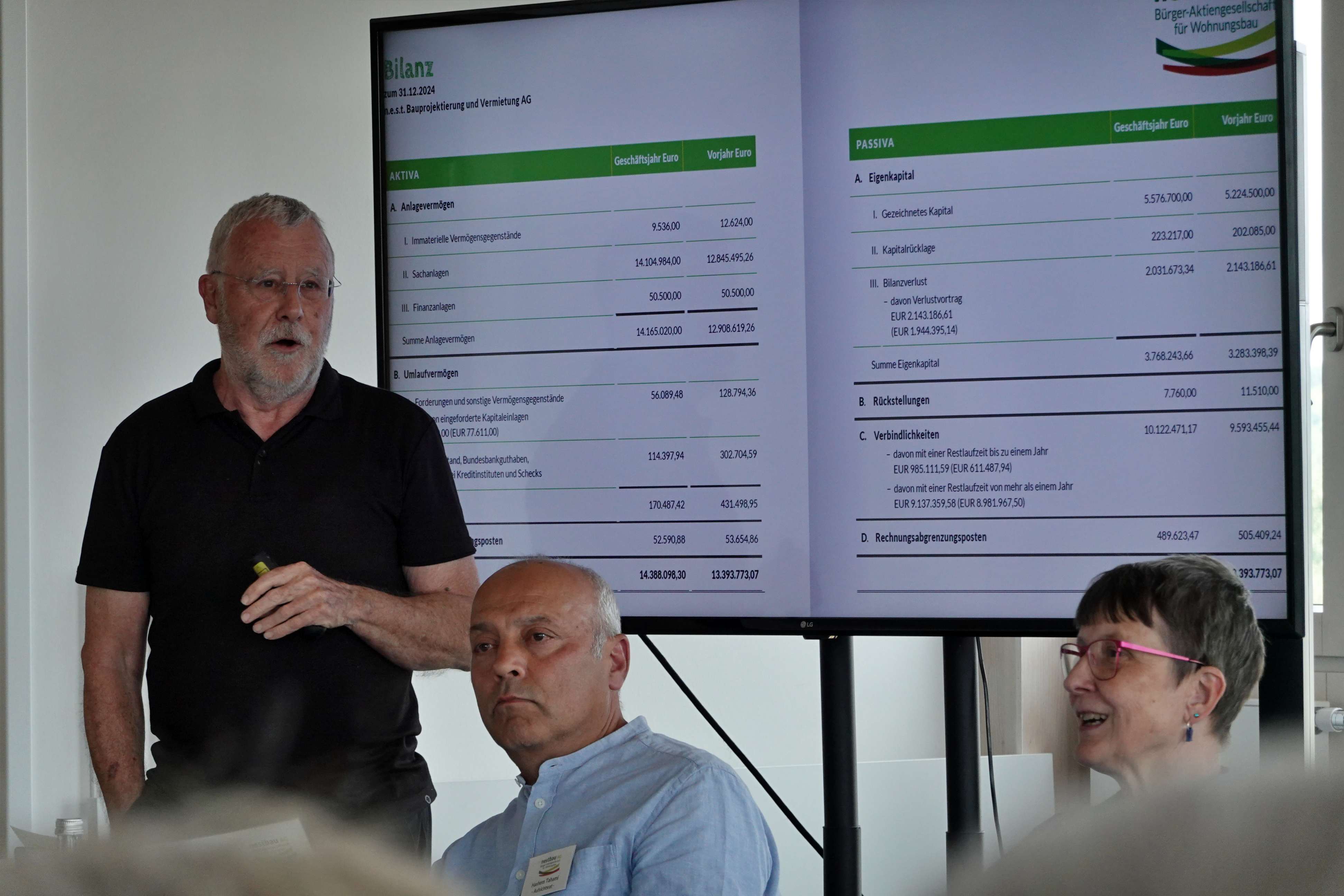 G. Laufer-Stark beim Vorstandsbericht