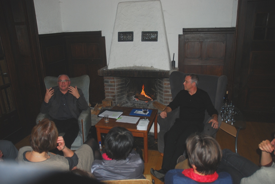 Kamingespräch auf der Rothenburg