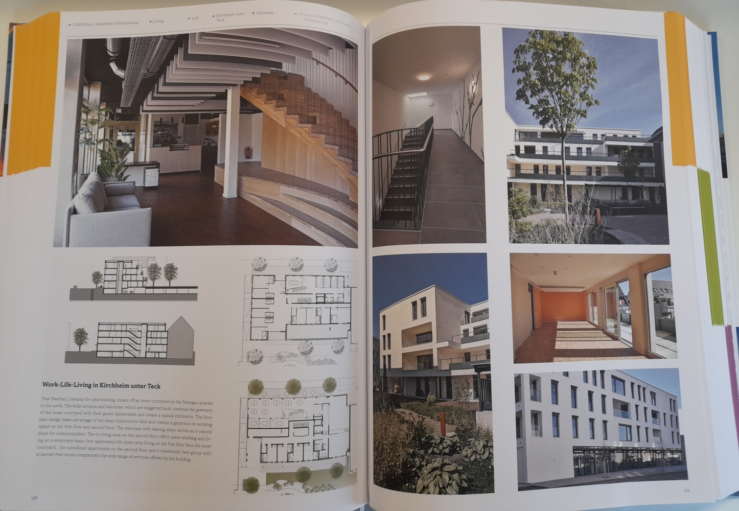 Buch beim nestbau-Haus aufgeschlagen