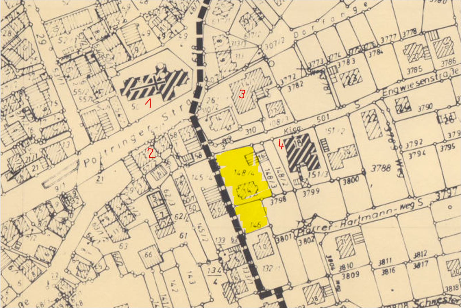 Oberndorf_Katasterplan_markiert